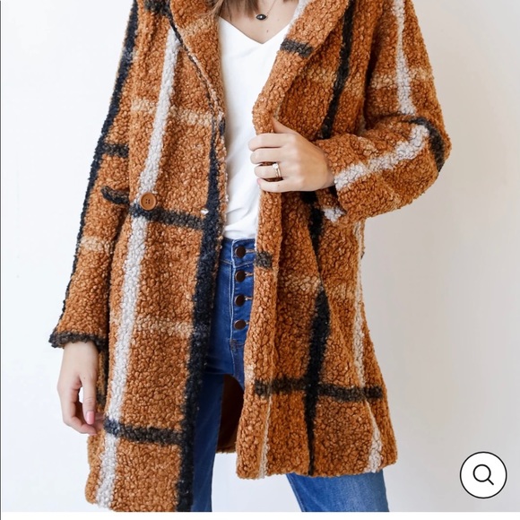 DressUp Prime Time Plaid Teddy Jacket - Picture 4 of 4